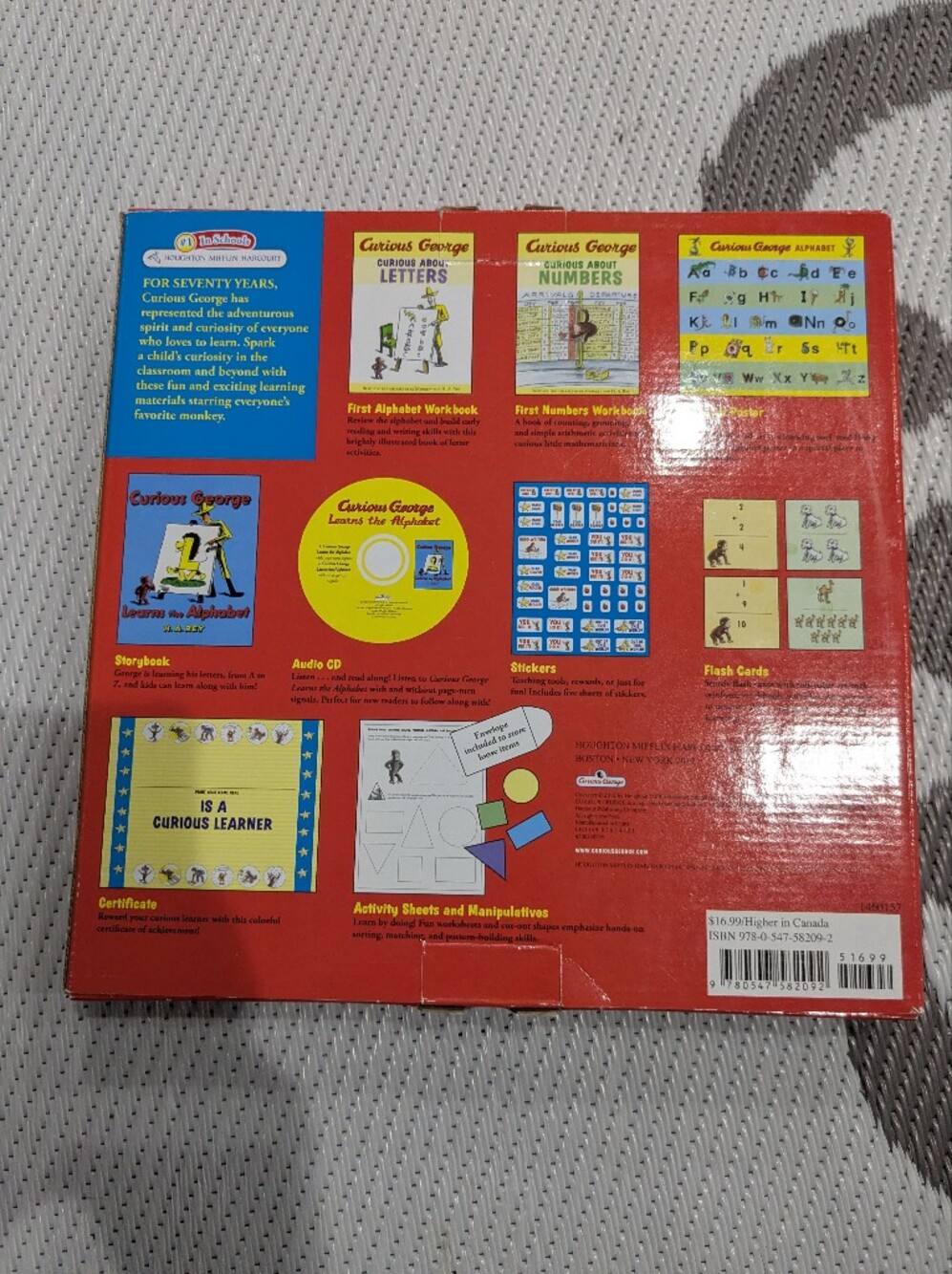 Curious George Learning Kit - Picture 2 of 8